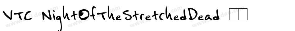 VTC NightOfTheStretchedDead字体转换